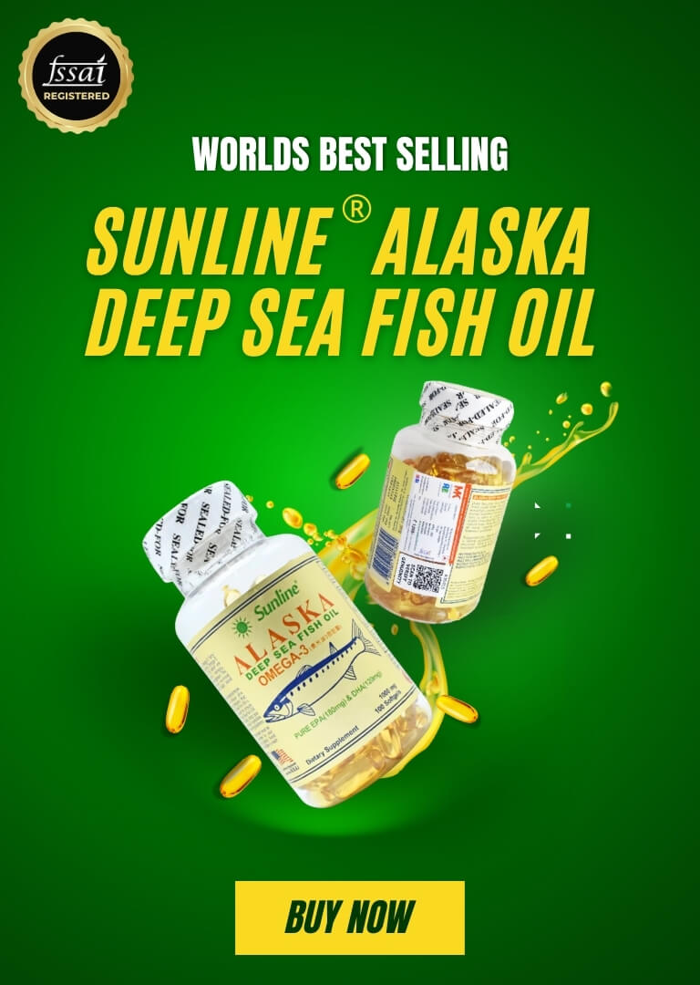 SUNLINE® Alaska Deep Sea Fish Oil Official Site for India Pure