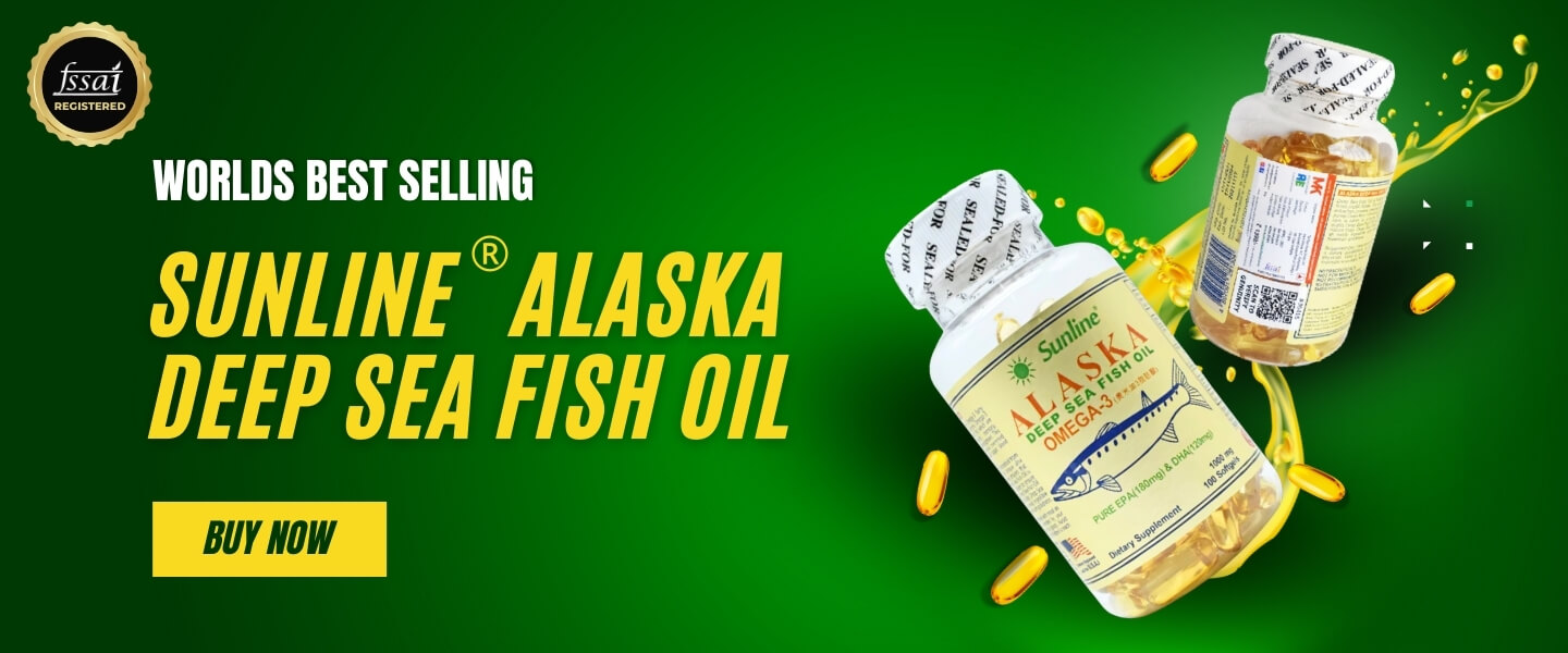 SUNLINE® Alaska Deep Sea Fish Oil Official Site for India Pure